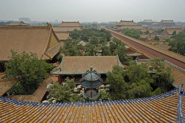 View of the garden complex from above, 2008